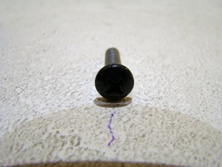 NEW FINE THREAD METRIC SCREW PAINTED BLK PKILLIPS HEAD SIZE:2 1/8X3/8