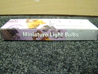 NEW RV OR HOME CEC INDUSTRIES MINIATURE LIGHT BULBS PRICE $6.99 FOR A BOX OF 10