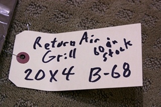 NEW RETURN AIR GRILL 20