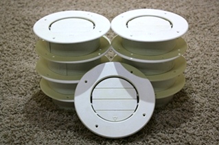 USED SET OF 9 ROUND CEILING VENT RV PARTS FOR SALE