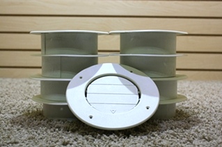 USED SET OF 9 ROUND CEILING VENT RV PARTS FOR SALE