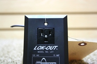 USED MOTORHOME LOK-OUT MODEL L01 WALL OUTLET FOR SALE