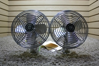 USED SET OF 2 RV TWO SPEED DASH FANS CF-712 FOR SALE