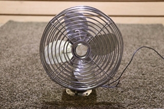 USED RV CHROME DASH FAN FOR SALE