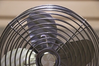 USED RV CHROME DASH FAN FOR SALE