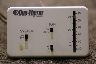 USED 3107612.008 DUO-THERM BY DOMETIC THERMOSTAT RV PARTS FOR SALE