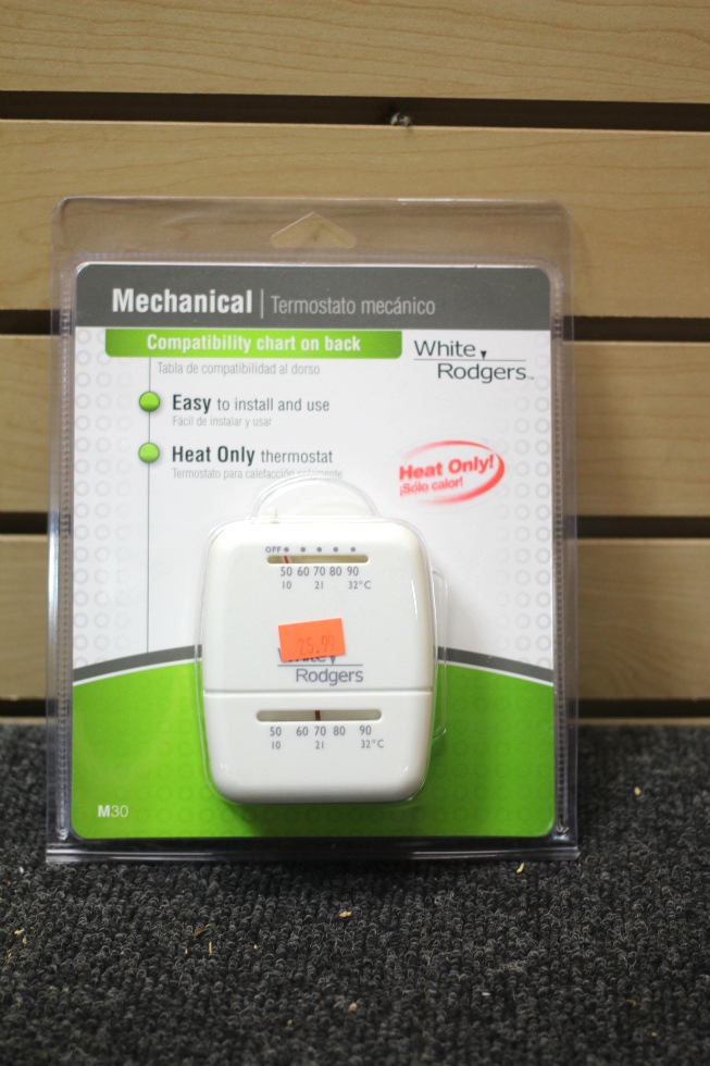 NEW WHITE RODGERS MECHANICAL THERMOSTAT MODEL: M30