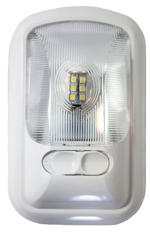 NEW ARCON 20711 SOFT WHITE 12V EU-LITE SINGLE LED RV LIGHT WITH OPTIC LENS