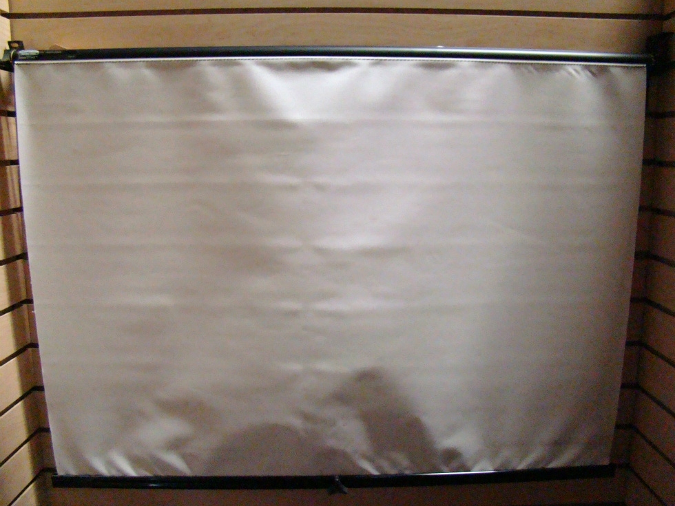 USED RV/MOTORHOME SET OF 2 CAREFREE PULL DOWN MANUAL SHADE (WHITE) 