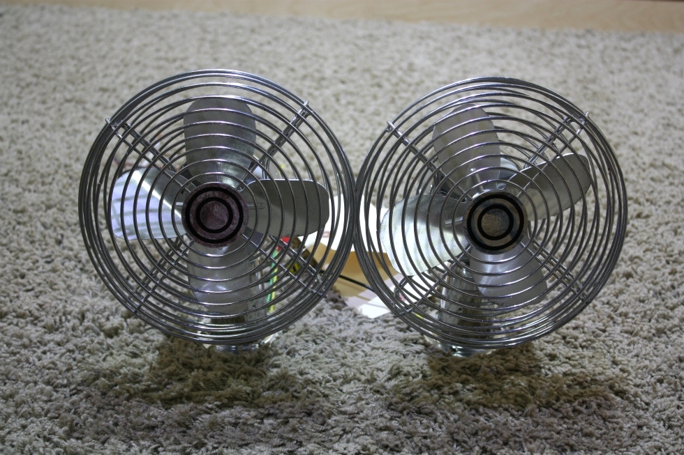 USED SET OF 2 RV TWO SPEED DASH FANS CF-712 FOR SALE