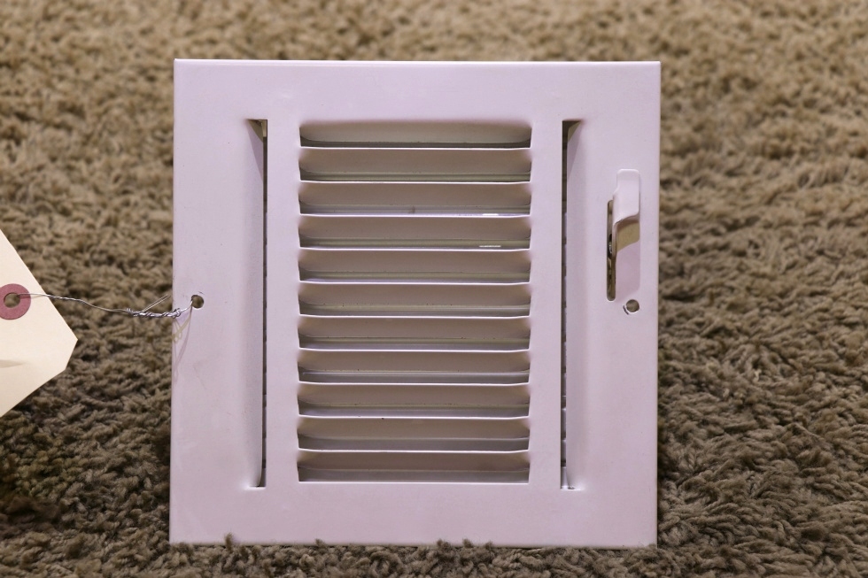 USED MOTORHOME WHITE SQUARE METAL CEILING VENT FOR SALE