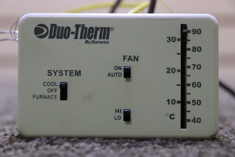 USED DUO-THERM BY DOMETIC 3107612.008 WALL THERMOSTAT MOTORHOME PARTS FOR SALE